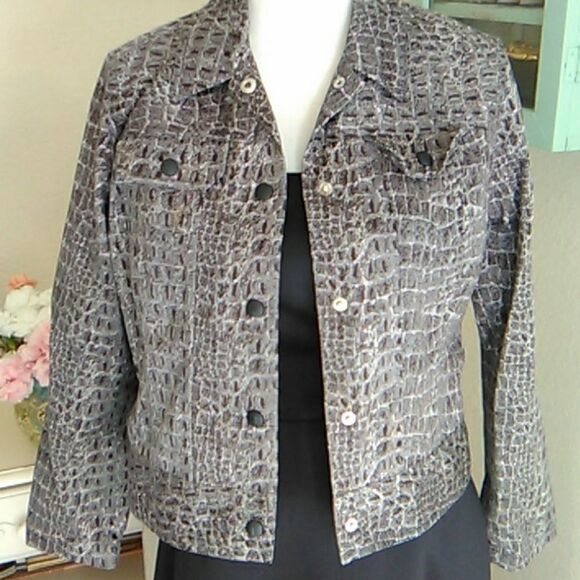 Classiques Entier Gray Jean Jacket - Picture 4 of 8